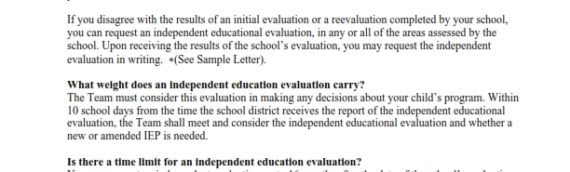 Frequently Asked Questions About Independent Education Evaluation (IEE)