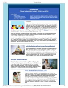 Image of RTSC Consider This monthly newsletter