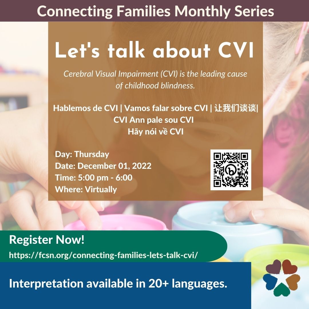 Let's talk CVI flyer
