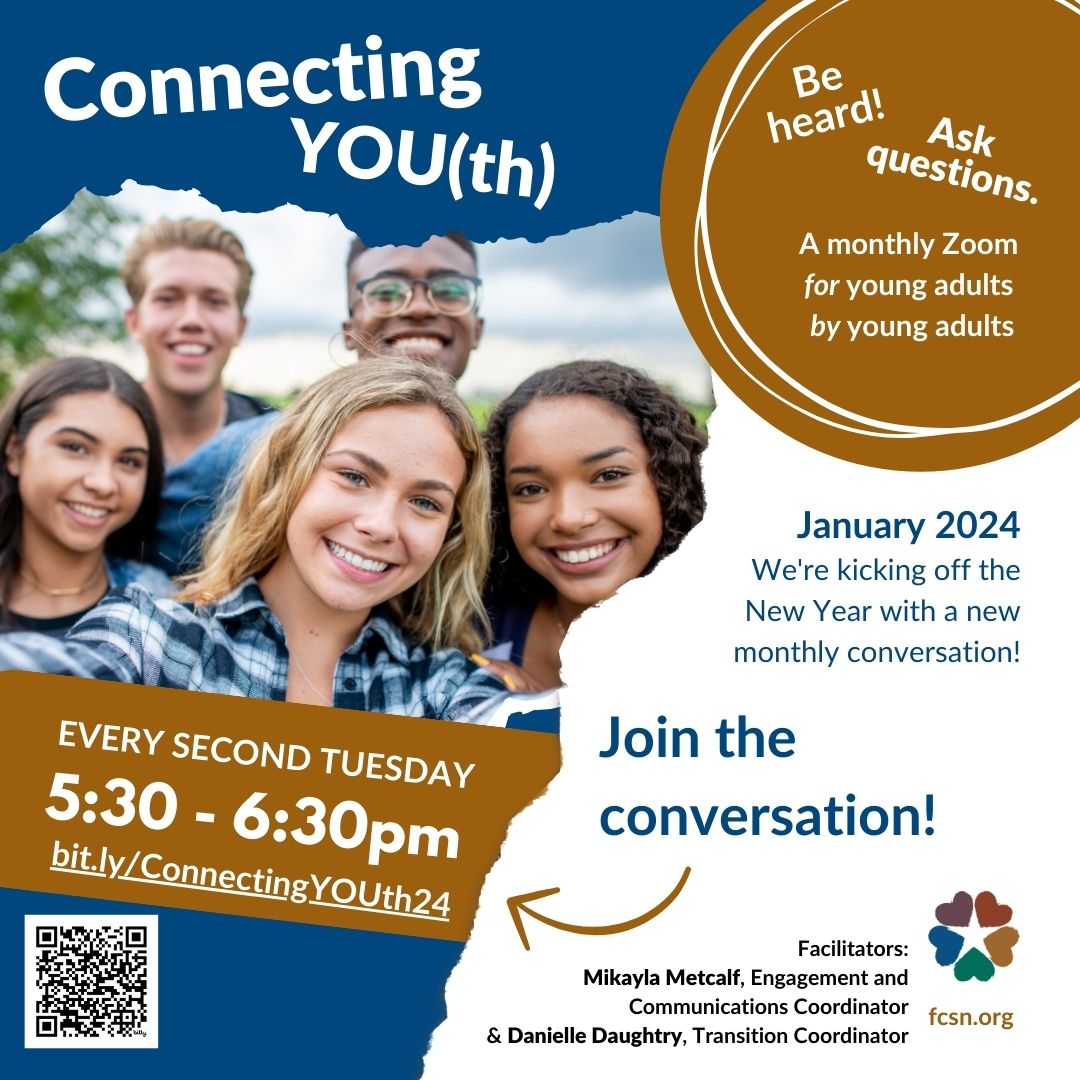 Connecting YOUth: Be heard! Ask questions. Tuesday, January 9 from 5:30-6:30